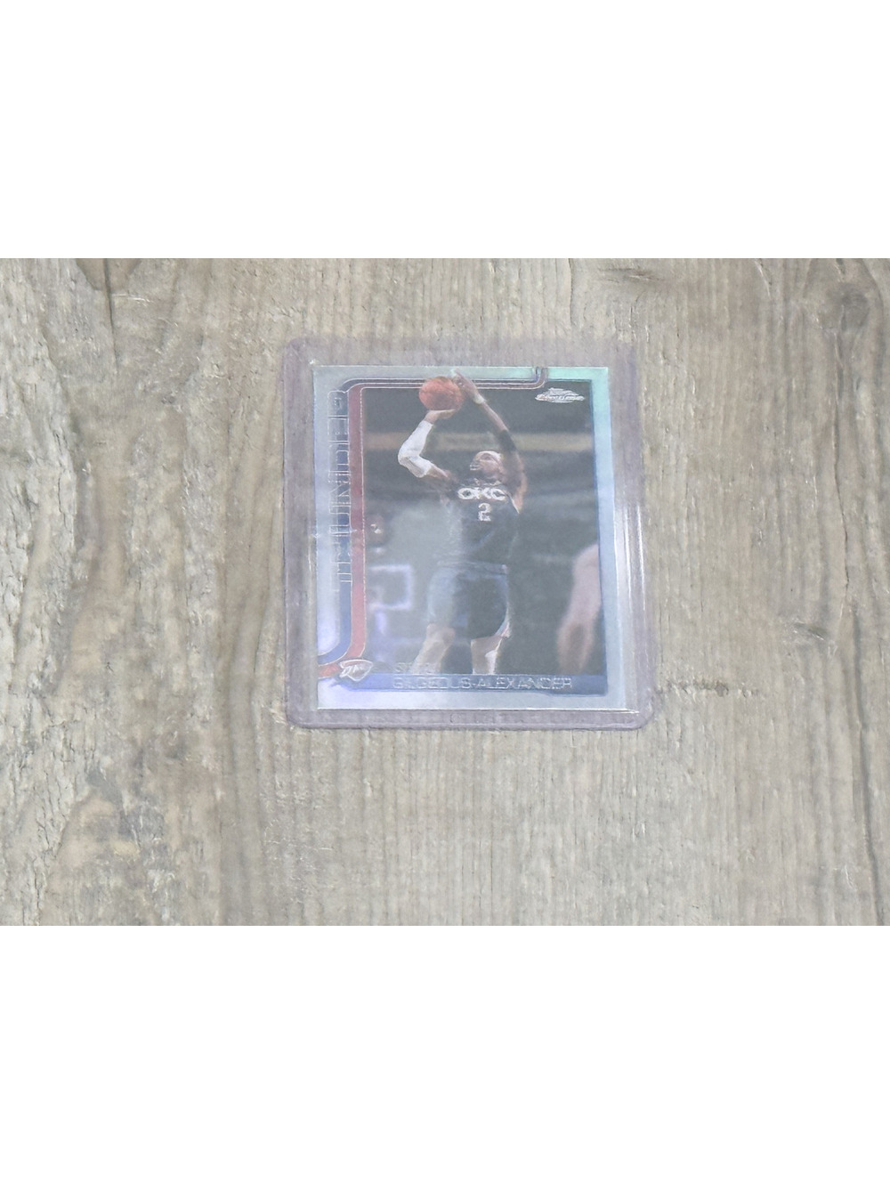 2025-26 Topps Chrome Update Shai Gilgeous-Alexander Base Refractor #10 Thunder